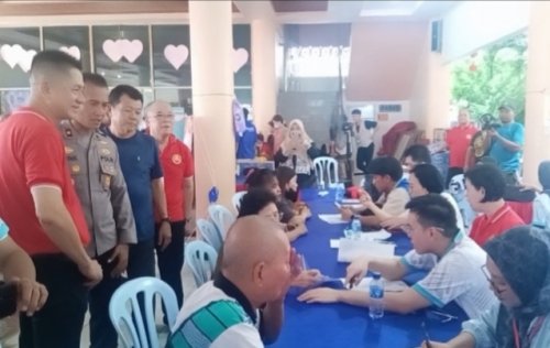 Perkumpulan Kin Men Riau menggelar Baksos kesehatan gratis di Bengkalis (foto/ist)