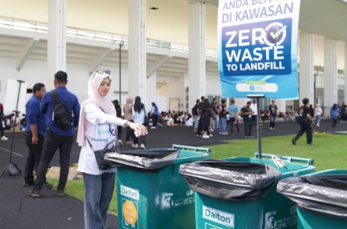 XLSMART pangkas 6,6 ton emisi di konser serentak.(foto: istimewa)