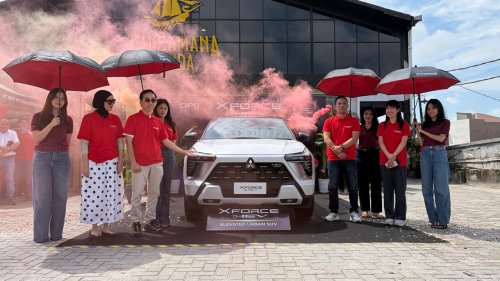 Launching Mitsubishi New Xforce HEV kepada masyarakat melalui seremoni peluncuran yang digelar di salah satu cafe Pekanbaru, Kamis (23/7/2026). Foto Ist
