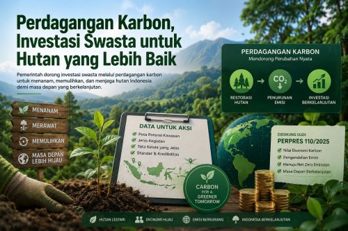 Perdagangan karbon.(ilustrasi/int)