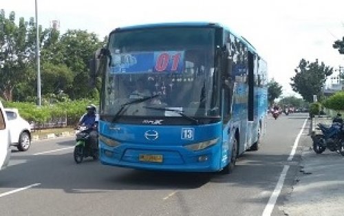 Pemko gratiskan bus TMP selama 3 hari dalam momen HUT ke-242 Pekanbaru.(foto: int)