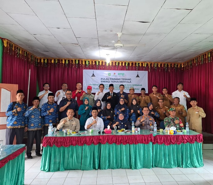 Manajemen PT Imbang Tata Alam bersama stakeholders menggelar syukuran dan doa bersama memperingati 13 tahun mengalirnya gas dari lapangan PT ITA di Pulau Padang