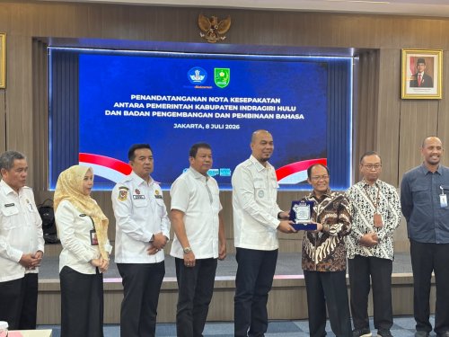 Pemkab Inhu jemput bola ke Jakarta, ajukan hibah buku hingga pelatihan pustakawan (foto/ist)