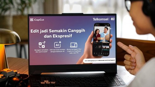 Telkomsel hadirkan paket bundling CapCut Premium.(foto: istimewa)