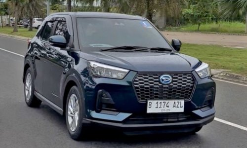 Daihatsu Rocky Hybrid dijajal di PIK 2 (foto/GridOto)
