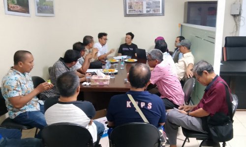 gelar kejuaraan tenis meja, PWI Riau gandeng SKK Migas dan EMP Bentu.(foto: istimewa)