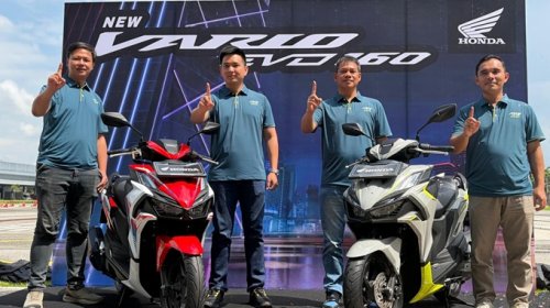 Manajemen CDN Riau memperkenalkan New Honda Vario Evo 160 kepada media dan vloger, Senin (6/7/2026). Foto Ist