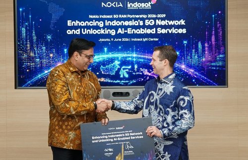 Nokia dan Indosat kolaborasi dalam meningkatkan jaringan 5G di Indonesia serta hadirkan layanan berbasis AI.(foto: istimewa)