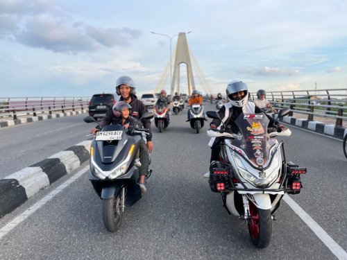 Capella Honda Riau gelar PCX160 bikers playland, pererat kebersamaan ayah dan anak lewat riding.